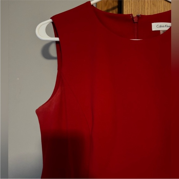 Calvin Klein Vibrant Red Mini Dress - Picture 3 of 4